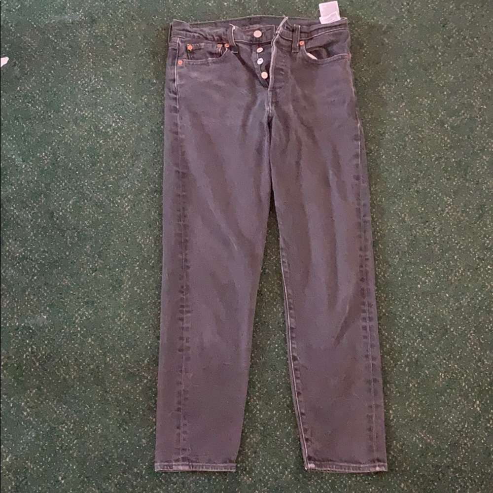 Levi Black/ Charcoal Grey Boyfriend Jeans
